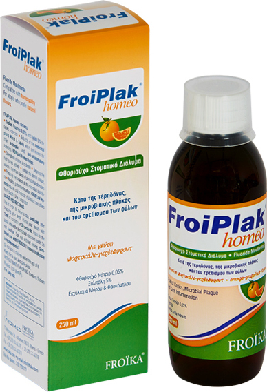 Froika Froiplak Homeo Mouthwash Orange Grapefruit 250 Ml