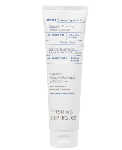 Korres Greek Yoghurt Αφρώδης Κρέμα Καθαρισμού Προσώπου 150ml Με Πρεβιοτικά & Προβιοτικά