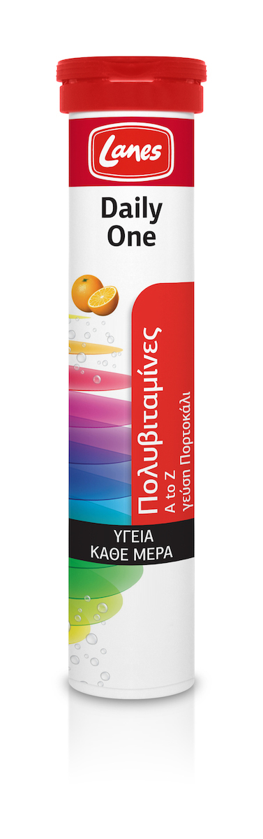 Lanes Daily One 20 Eff Tabs Γεύση Πορτοκάλι