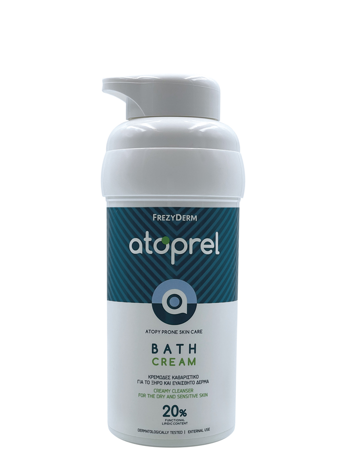Frezyderm Atoprel Bath Cream Κρεμώδες Καθαριστικό Για Ξηρή / Ευαίσθητη Επιδερμίδα 300ml