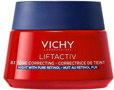 Vichy Liftactiv B3 Τone Correcting Κρέμα Νυκτός Με Ρετινόλη & Νιασιναμίδη, 50ml