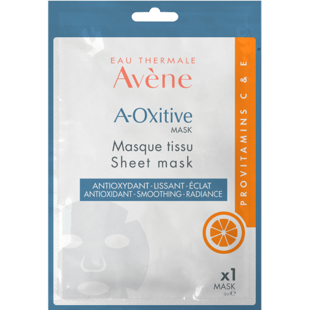 Avene A-oxitive Sheet Mask Υφασμάτινη Μάσκα Προσώπου 1 Τεμάχιο 18 Ml