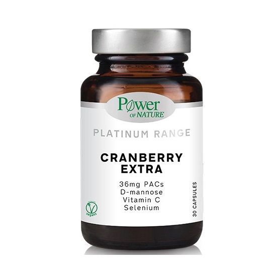 Power Of Nature Platinum Range Cranberry Extra 30 Caps
