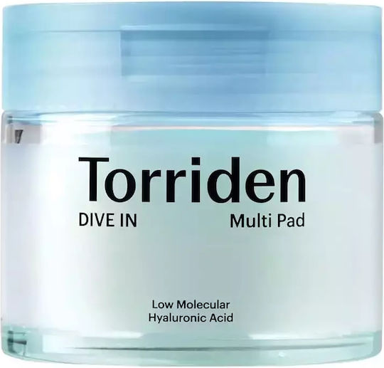 Torriden Dive In Low Molecule Hyaluronic Acid Multi Pad Δίσκοι Προσώπου Με Υαλουρονικό Οξύ, 80τεμ