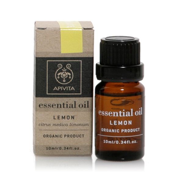 Apivita Essential Oil Βιολογικό Αιθέριο Έλαιο Λεμόνι 10 Ml