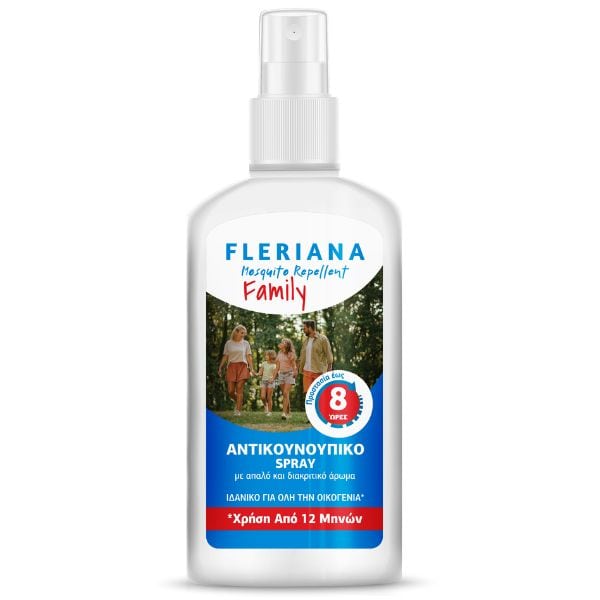 Fleriana Mosquito Repellent Family Αντικουνουπικό Σπρέι, 100ml