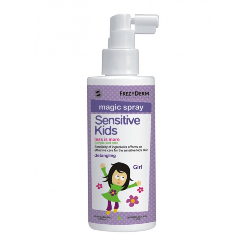 Frezyderm Sensitive Kids Magic Spray Girls Παιδική Μαλακτική Λοσιόν Για Μαλλιά 150 Ml
