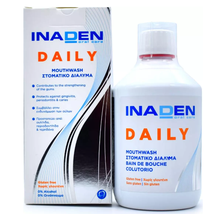 Inaden Daily Mouthwash Στοματικό Διάλυμα 500ml