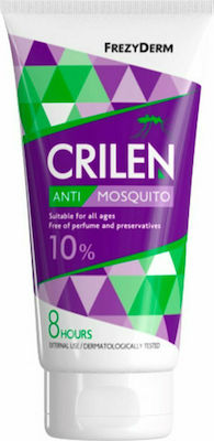 Frezyderm Crilen Anti-mosquito 10% Εντομοαπωθητικό Γαλάκτωμα 150 Ml