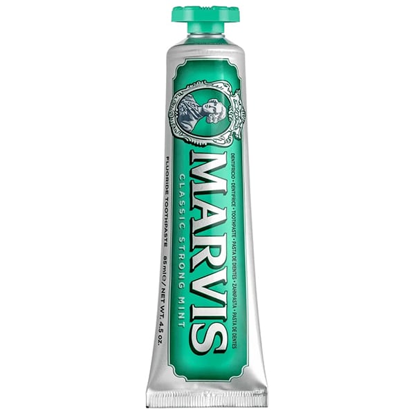 Marvis Classic Strong Mint Οδοντόκρεμα Για Ουλίτιδα , Πλάκα & Τερηδόνα 25ml