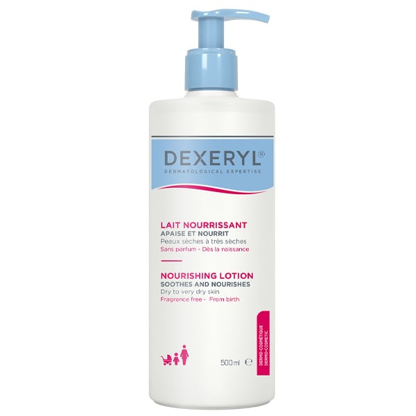Ducray Dexeryl Nourishing Lotion Θρεπτική Λοσιόν Για Το Ξηρό Έως Πολύ Ξηρό Δέρμα 500 Ml