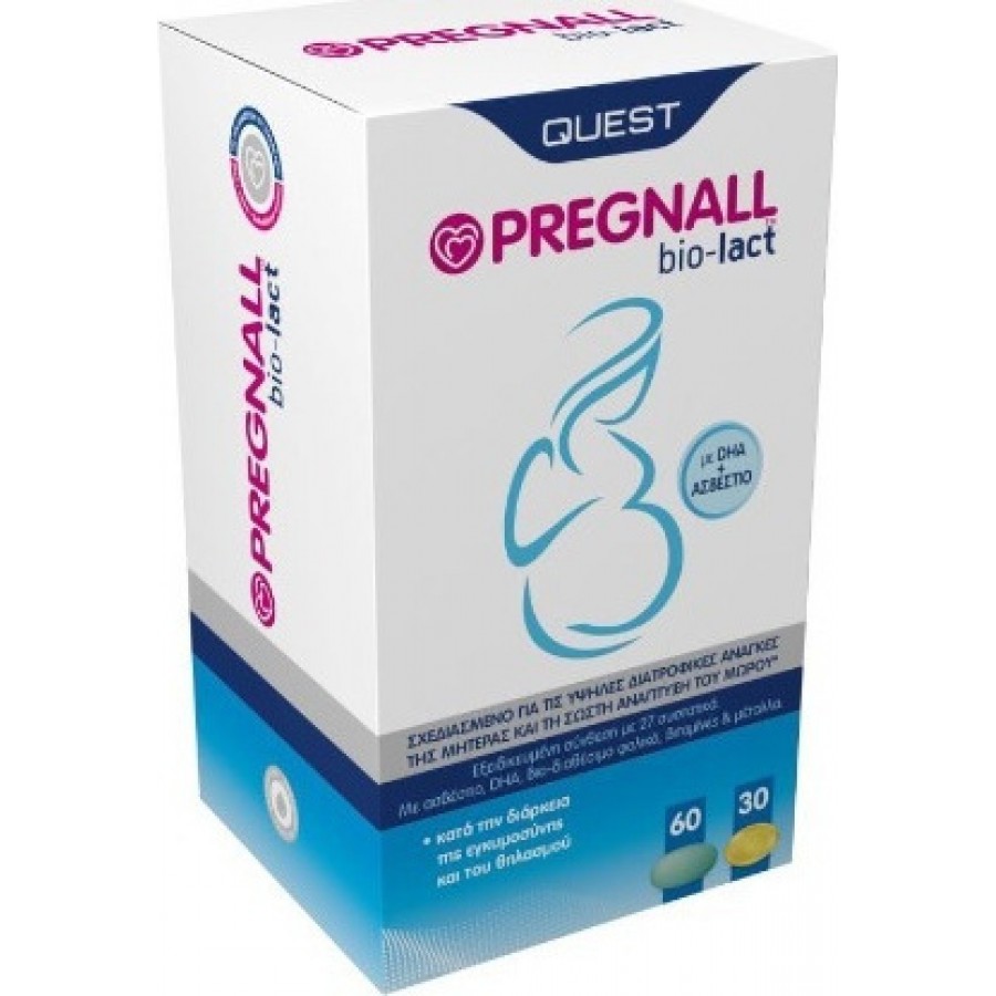 Quest Pregnall Bio-lact 60 Tabs & 30 Tabs