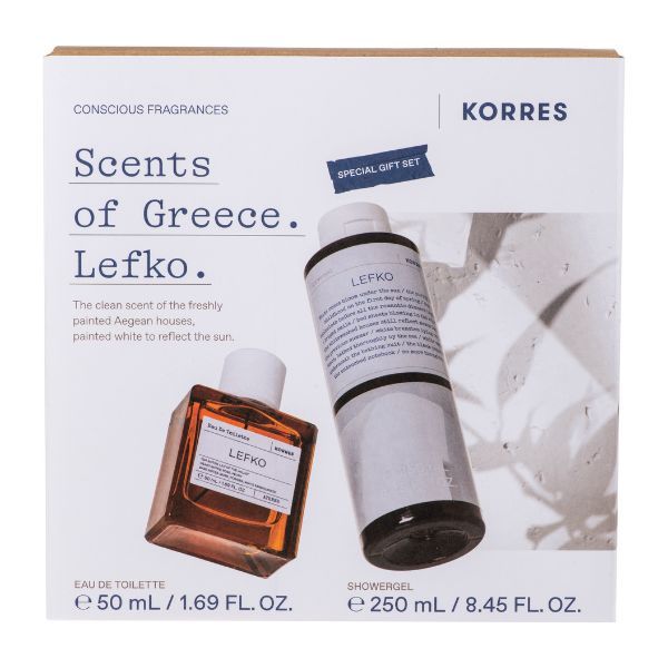 Korres Lefko Eau De Toilette 50 Ml + Lefko Αρωματικό Αφρόλουτρο 250 Ml