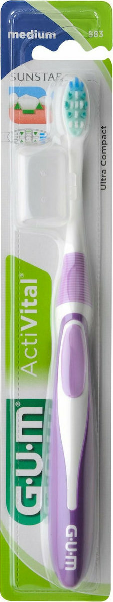 Gum Activital Compact Toothbrush Medium