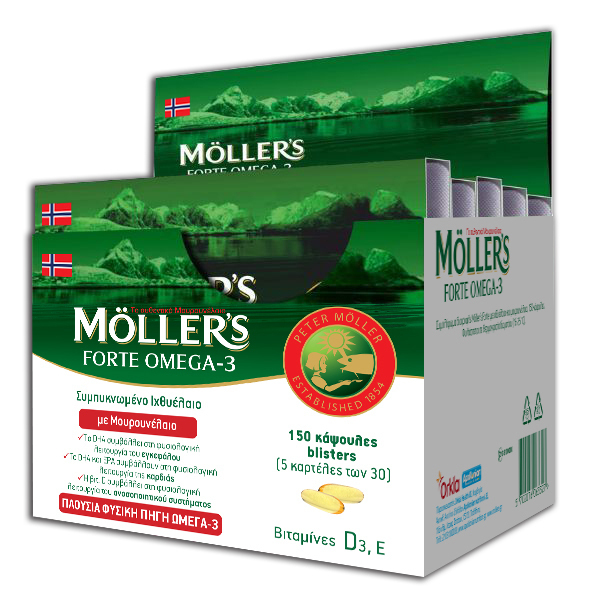 Moller's Omega-3 Forte 150 Caps