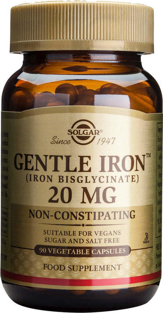 Solgar Gentle Iron 20 Mg 90 Veg.caps
