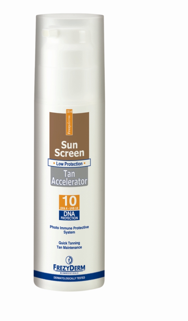 Frezyderm Sun Screen Tan Accelerator Spf10 150 Ml