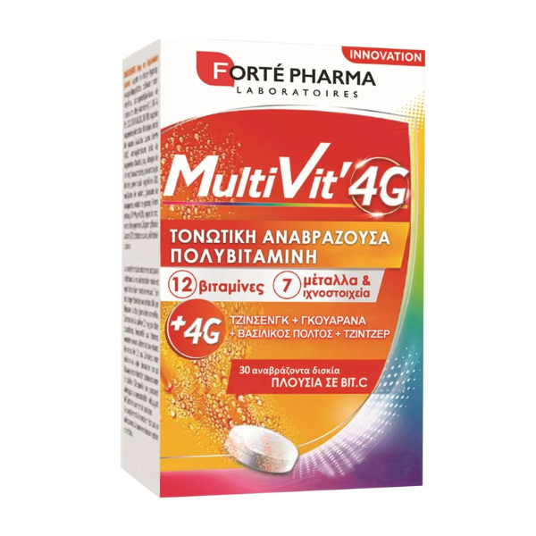 Forte Pharma Multivit 4g 30 Eff Tabs