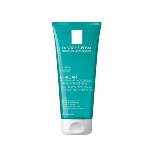 La Roche Posay Effaclar Micro-peeling Purifying Gel Αφρώδες Τζελ Καθαρισμού 200 Ml