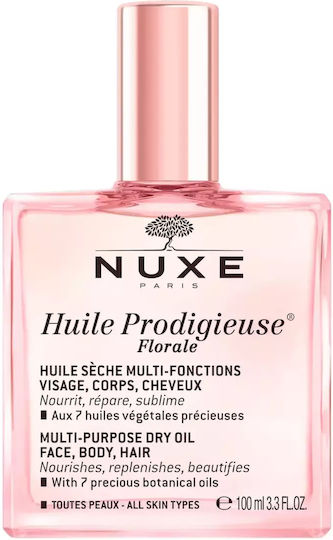 Nuxe Huile Prodigieuse Ξηρό Λάδι Για Πρόσωπο Σώμα & Μαλλιά Με Άρωμα Florale [sticker] 100ml