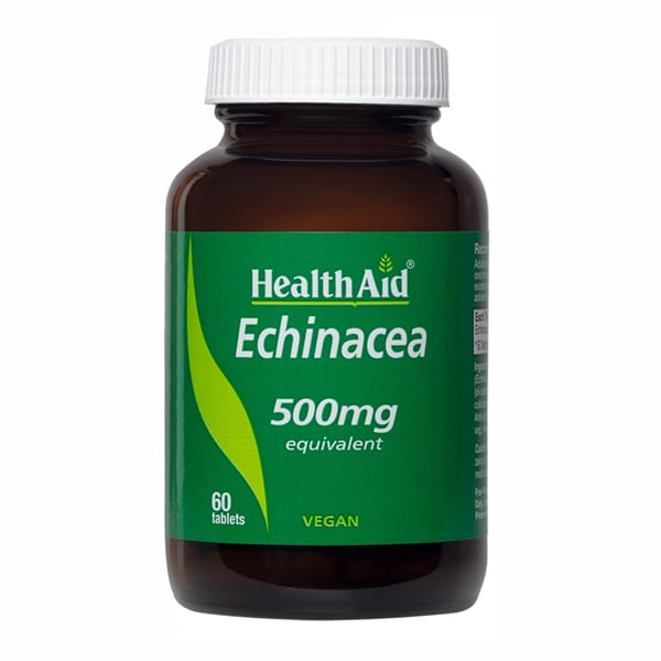 Health Aid Echinacea 500 Mg 60 Vegan Tabs