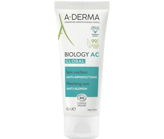 A-derma Biology Ac Global Anti-blemish Mattifying Care 40 Ml