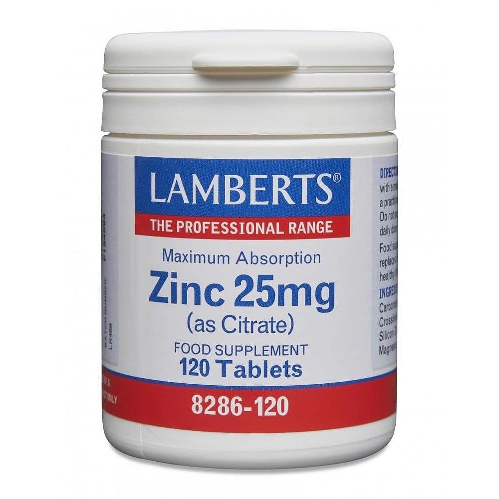Lamberts Zinc Citrate 25 Mg 120 Tabs