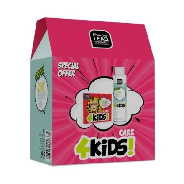 Pharmalead Kids 2 In 1 Bubble Fun Shampoo & Shower Gel 100 Ml + Shiny Skin Face Cream 50 Ml