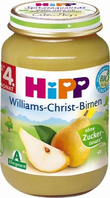 Hipp Φρουτόκρεμα Αχλάδι Williams Christ 190 Gr