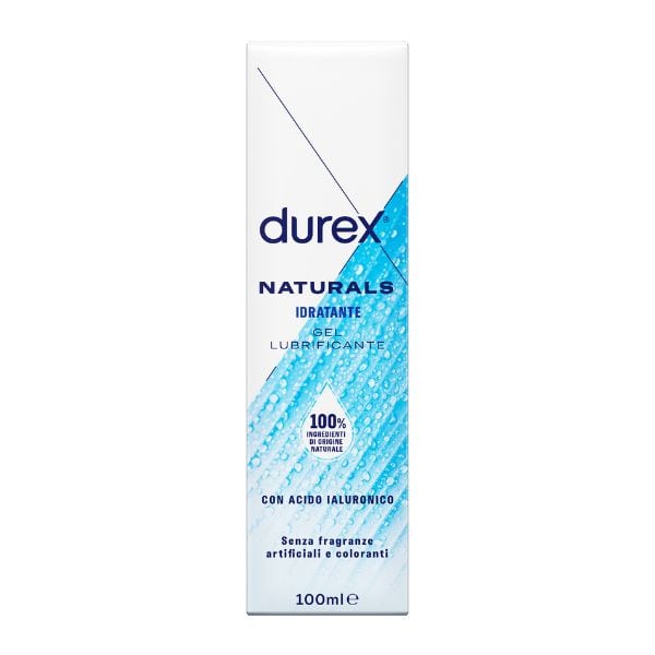 Durex Naturals Lubricant Gel Hydrating Hyaluronic 100 Ml