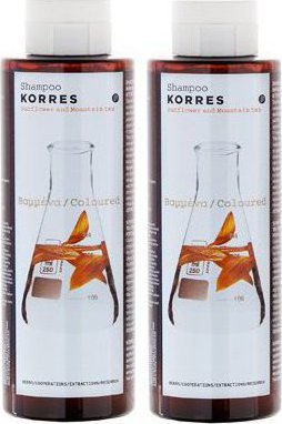 Korres Ηλίανθος & Τσάι Του Βουνού Σαμπουάν Για Βαμμένα Μαλλιά 250 Ml 1+1 Δώρο