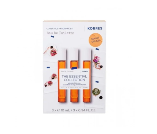 Korres Promo Bestsellers Vial Trio Gift Set – Midnight Dahlia, Cashmere Kumquat & White Tea Eau De Toilette 3x10ml