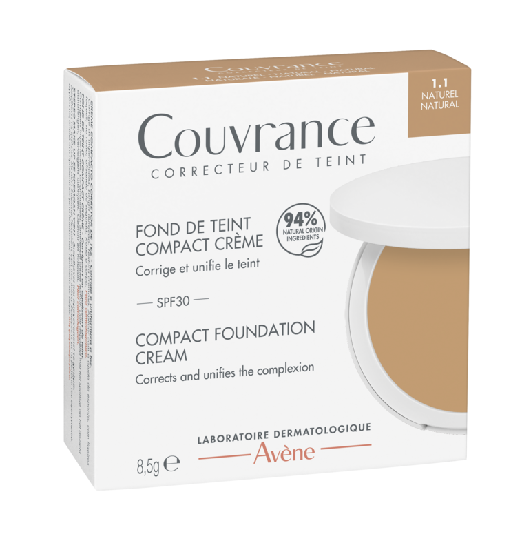 Avene Couvrance Compact Foundation Cream Spf30 1.1 Natural 8.5 Gr
