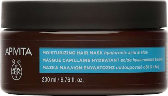 Apivita Hyaluronic Hydra Moisturizing Hair Mask 200 Ml