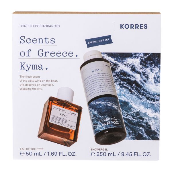 Korres Κύμα Eau De Toilette 50 Ml + Κύμα Αρωματικό Αφρόλουτρο 250 Ml