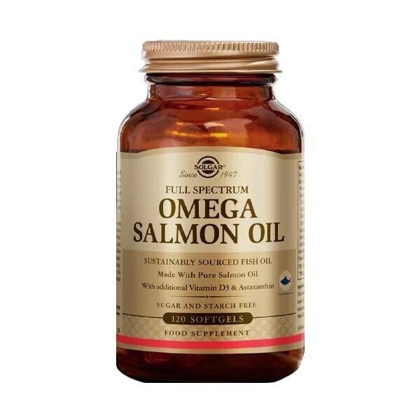Solgar Full Spectrum Omega Salmon Oil 120 Softgels