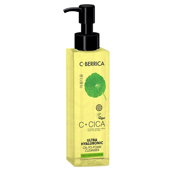 Natura Siberica C+ Cica C-berrica Ultra Hyaluronic Oil-to-foam Cleanser 150 Ml