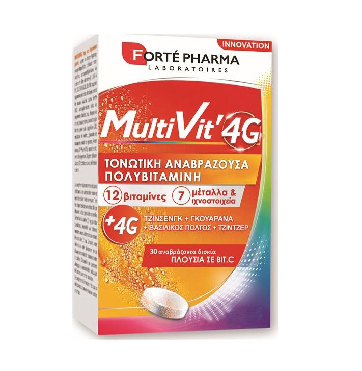 Forte Pharma Multivit 4g 30 Eff Tabs