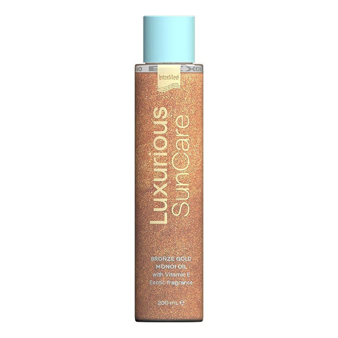 Intermed Luxurious Sun Care Bronze Gold Monoi Oil 200 Ml
