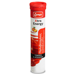 Lanes Xtra Energy Ginseng Coq10 20 Eff Tabs