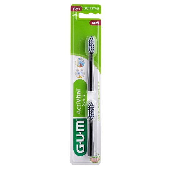 Gum Activital Sonic Soft Κεφαλή Αντικατάστασης 2 Τεμ