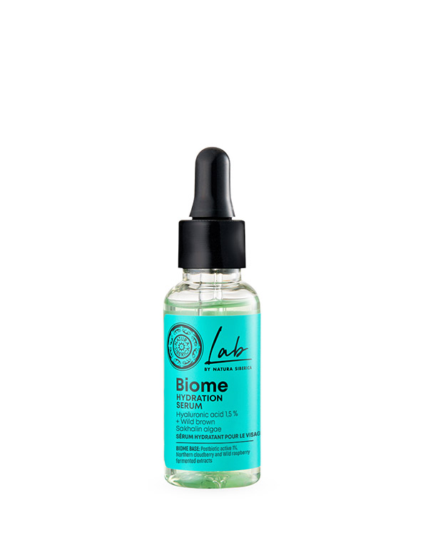 Natura Siberica Lab Biome Hydration Serum Προσώπου Με Υαλουρονικό Οξύ Για Ενυδάτωση 30ml