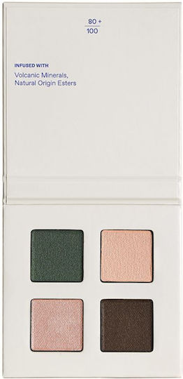 Korres Real Color Eyeshadow Palette Τετραπλή Παλέτα Σκιών 01 Forest Nudes 4g