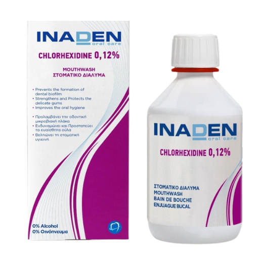Inaden Chlorhexidine 0.12% Mouthwash 250 Ml