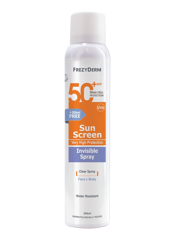 Frezyderm Sun Screen Invisible Spray Spf50+ 200 Ml