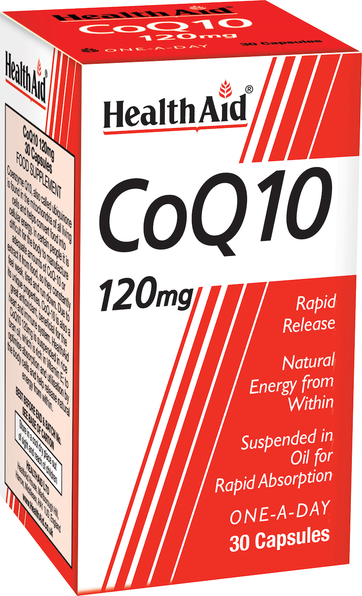 Health Aid Coq-10 120 Mg 30 Caps