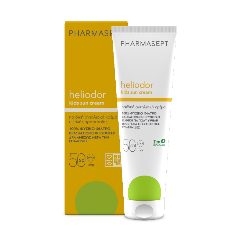 Pharmasept Heliodor Kids Face & Body Sun Cream Spf50 Παιδική Αντηλιακή Κρέμα Προσώπου & Σώματος 150ml