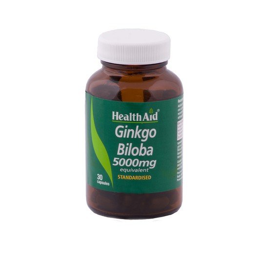 Health Aid Ginkgo Biloba Extract 5000 Mg 30 Caps