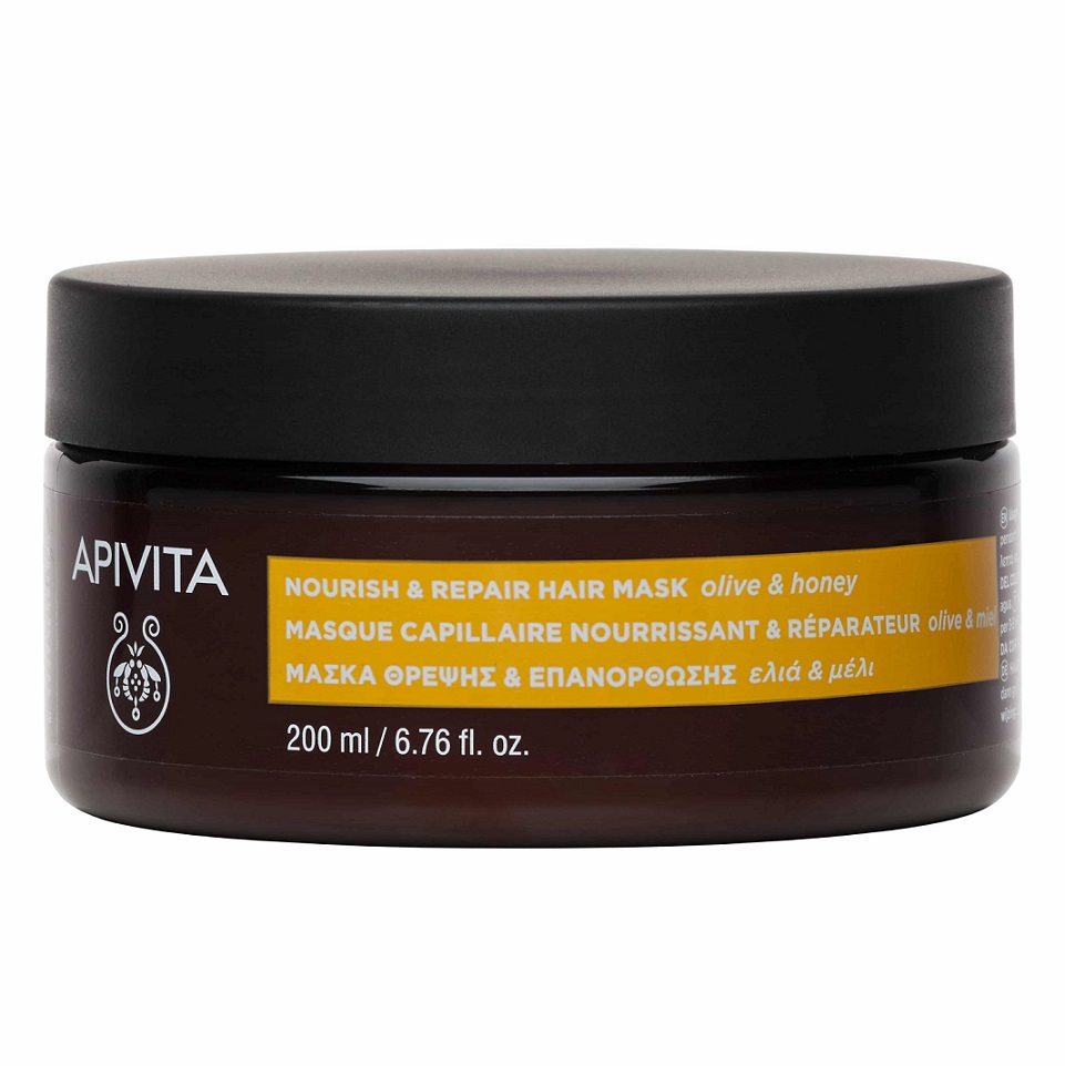 Apivita Hair Care Nourish & Repair Hair Mask Olive & Honey 200 Ml