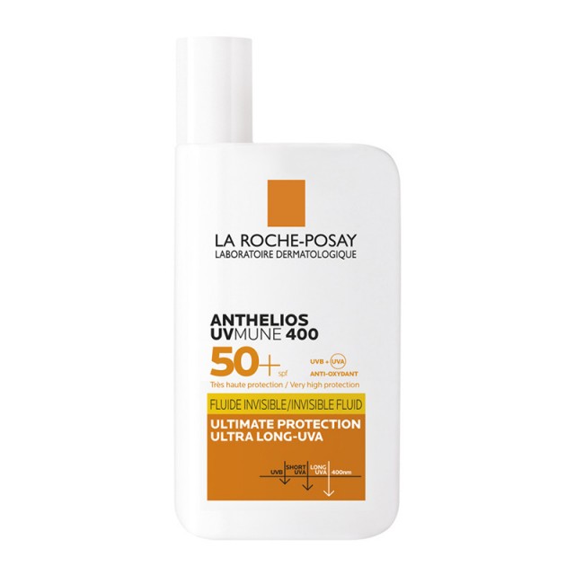 La Roche Posay Anthelios Uvmune 400 Spf 50+ Invisible Fluide Αντηλιακό Προσώπου 50ml